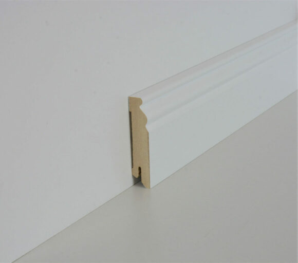 Clip Ziersockelleiste Blütenweiß 18 x 80 x 2500 mm