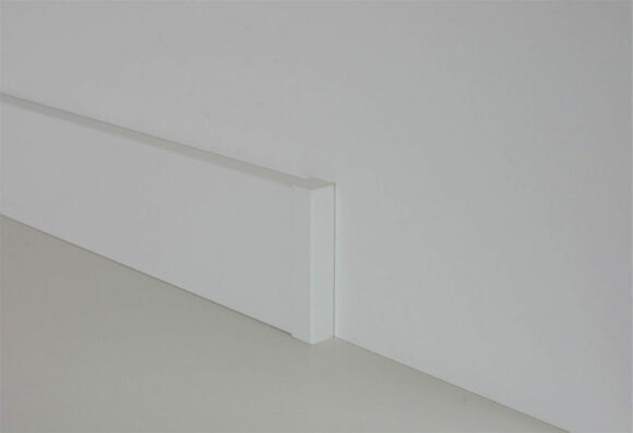 Eckverbindungsklotz Blütenweiß für das Maß 14 x 80 mm