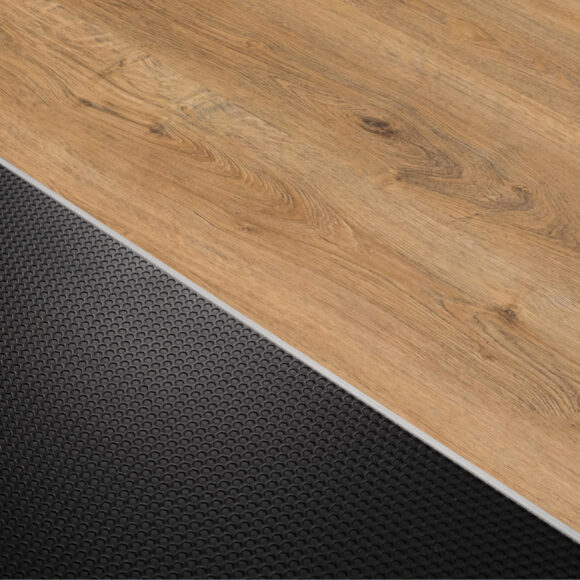 Hartvinylboden Rigid SPC 5,0mm SCHLOSSEICHE mit integrierter Trittschalldämmung – Bild 3