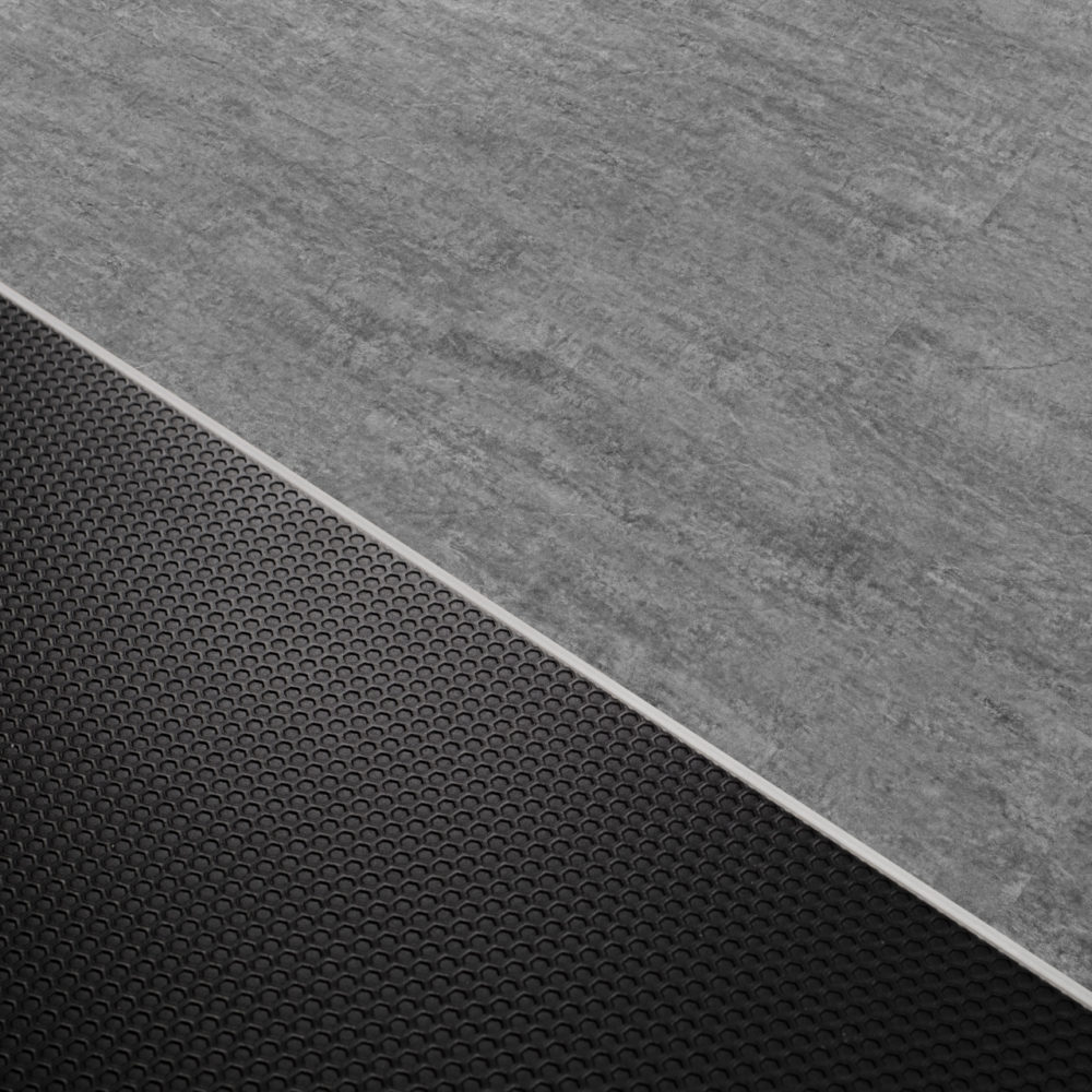 Klick Vinyl Grau Fliesenoptik